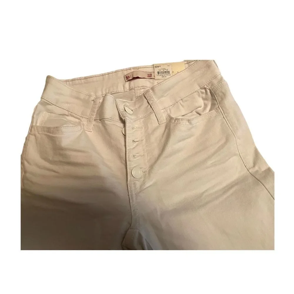 JUNIORS' SO Mid-Rise Cropped Jeggings - Picture 2 of 7